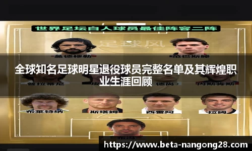 全球知名足球明星退役球员完整名单及其辉煌职业生涯回顾